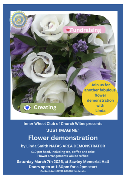 Flower demonstration poster - Just Imagine